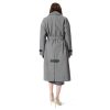 Women's Myah Military Styled Belted Open Front Coat Standard