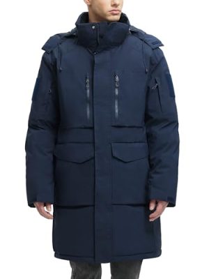 Winter Coats For Men Winter Jackets Water Resistant Warm Thicken Parka Puffer Coat Long Down Jacket