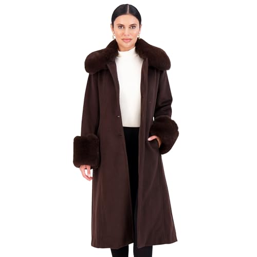 Trench Coat Women, Wool Coats Women with Fur, Peacoat Womens