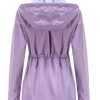 314Q1nscC7L.jpg Womens Raincoat Windbreaker Waterproof Lightweight Lined Hooded Rain Jacket