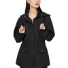 31F22UGqoVL.jpg Women's Cotton Military Jacket Lightweight Casual Anorak Coat with Hood