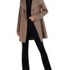 Women's Peacoat Wool Blend Lapel Collar Trench Coat