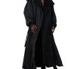 All-Gender Long Sleeve Trench-Coat