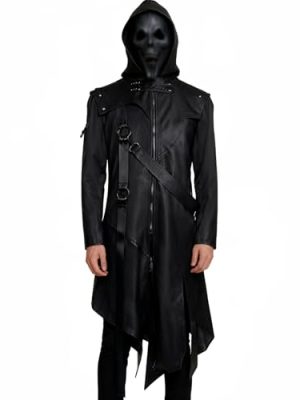 Retro Victorian Steampunk Medieval Jacket Coat Gothic Costume Halloween