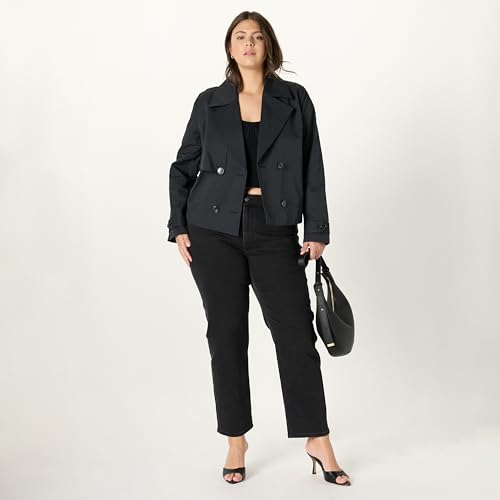 Women's Plus Size Mara Cropped Trench