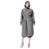 Women's Myah Military Styled Belted Open Front Coat Standard