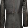 Leather Coat Women - Real Lambskin Women's Long Leather Car Coat