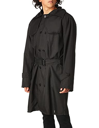 Novelties Adult Secret Agent Spy Costume Trench Coat, Black, Standard