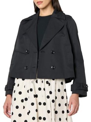 Women's Plus Size Mara Cropped Trench
