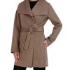Women's Peacoat Wool Blend Lapel Collar Trench Coat