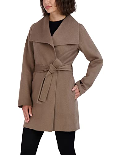 Women's Peacoat Wool Blend Lapel Collar Trench Coat