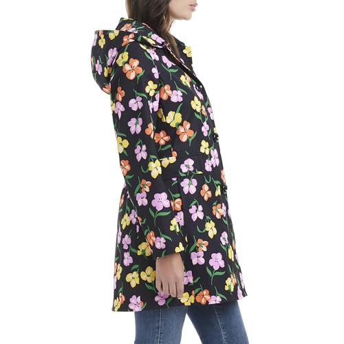 Women's line Raincoat with Removable Hood