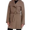 Women's Peacoat Wool Blend Lapel Collar Trench Coat