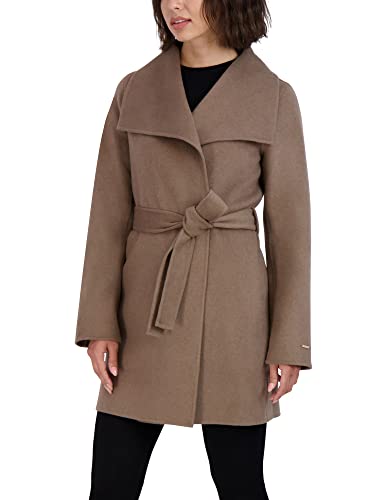Women's Peacoat Wool Blend Lapel Collar Trench Coat