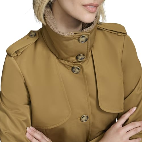 41mcCf1DQIL.jpg Women's Classic Transitional Water-Resistant Insulated Trench Coat