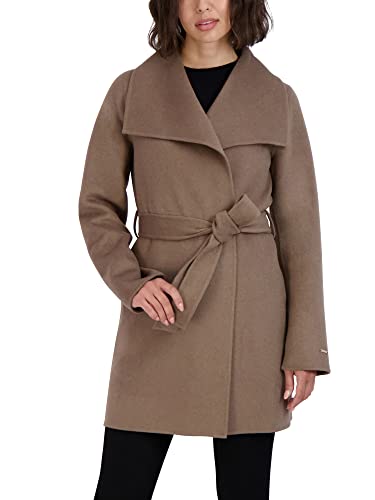 Women's Peacoat Wool Blend Lapel Collar Trench Coat