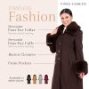 Trench Coat Women, Wool Coats Women with Fur, Peacoat Womens