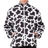 51-QVbB7kOL.jpg Mens Cow Casual Jackets Lightweight Fashion Sportswear Retro Windbreaker